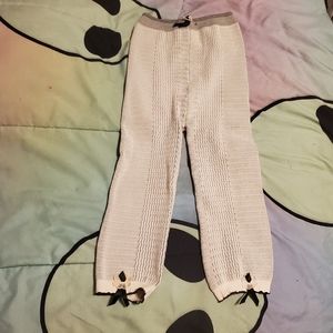 Vintage antique floral shape wear leggings